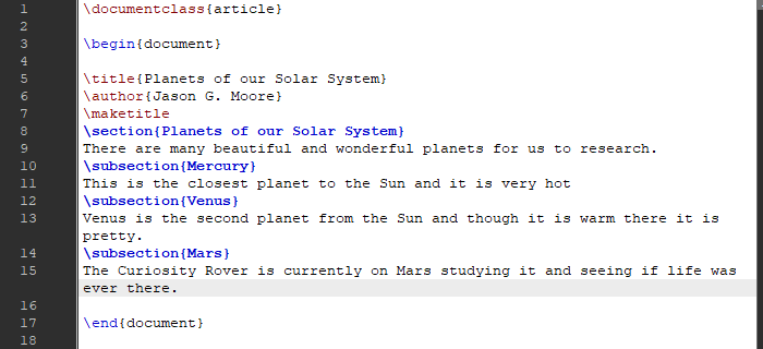 beginning latex tutorial