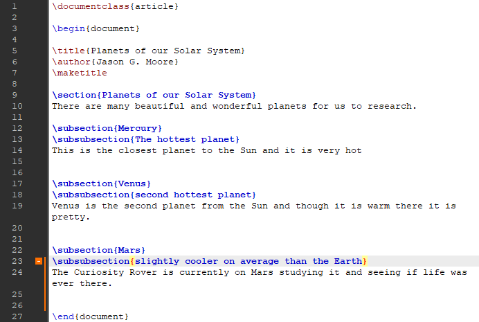 beginning latex tutorial